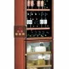 Nouveau ⌛ CALICE Combiné 2 températures : cave à vin et cave à fromage - Habillage bois - Bouteilles verticales ⌛ -CALICE Magasin 1744 280 420