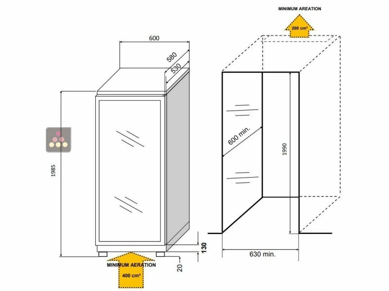 Les meilleures critiques de 😀 CALICE Combiné enchassable d'une cave à vin et d'une cave à fromage - Bouteilles inclinées 🧨 3 Les meilleures critiques de 😀 CALICE Combiné enchassable d'une cave à vin et d'une cave à fromage - Bouteilles inclinées 🧨