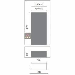 Remise 🥰 CALICE DESIGN Vitrine encastrable de présentation pour fromages et charcuteries - Usage pro 👏