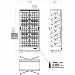 Bon marché 💯 CALICE DESIGN Combiné de 2 vitrines réfrigérées professionnelles pour vins, charcuteries et fromages - Installation centrale - Façades incurvées 🎁 9 Bon marché 💯 CALICE DESIGN Combiné de 2 vitrines réfrigérées professionnelles pour vins, charcuteries et fromages - Installation centrale - Façades incurvées 🎁 -CALICE Magasin 3640 39769 800 600