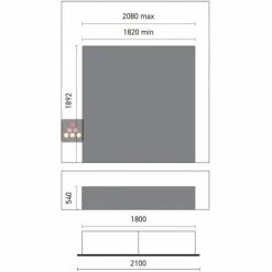 Sortie 😍 CALICE DESIGN Combiné encastrable de 2 vitrines réfrigérées professionnelles pour vins, charcuteries et fromages - Façade incurvée 🔥