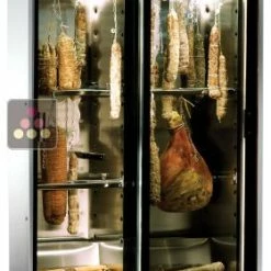 Tout neuf ❤️ CALICE Combiné de 2 caves à charcuteries jusqu'à 180 kg avec portes coulissantes 🧨