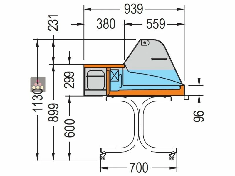 Vente flash ⭐ TECNOX Comptoir réfrigéré posable - Largeur 150cm - Vitrage bombé 🔥 3 Vente flash ⭐ TECNOX Comptoir réfrigéré posable - Largeur 150cm - Vitrage bombé 🔥