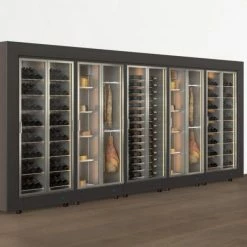 Top 10 🧨 CALICE DESIGN Combiné de 3 caves à vin et de 2 caves à charcuteries/fromages modulaires, en pose libre 🥰