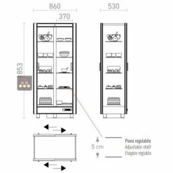 Top 10 ✔️ CALICE DESIGN Combiné de 2 vitrines réfrigérées professionnelles pour charcuteries/fromages et snack/desserts - 4 côtés vitrés - Habillage magnétique 👏 11 Top 10 ✔️ CALICE DESIGN Combiné de 2 vitrines réfrigérées professionnelles pour charcuteries/fromages et snack/desserts - 4 côtés vitrés - Habillage magnétique 👏 -CALICE Magasin 6263 38500 800 600
