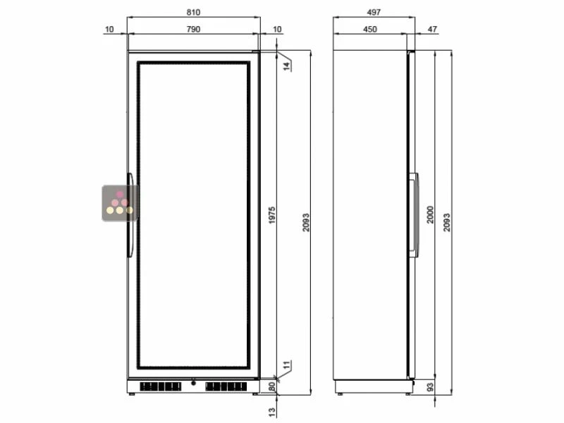 Grosses soldes đ BRERA Vitrine rĂ©frigĂ©rĂ©e de conservation des fromages đ„° 6 Grosses soldes đ BRERA Vitrine rĂ©frigĂ©rĂ©e de conservation des fromages đ„° â Image 4