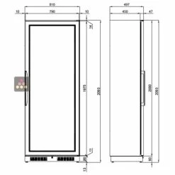 Grosses soldes 🌟 BRERA Vitrine réfrigérée de conservation des charcuteries - Stockage sur clayettes 🛒