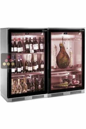 Meilleure vente 🌟 BRERA Combiné d'une cave vin de service mono ou multi-températures et d'une vitrine réfrigérée de conservation des charcuteries 💯 3 Meilleure vente 🌟 BRERA Combiné d'une cave vin de service mono ou multi-températures et d'une vitrine réfrigérée de conservation des charcuteries 💯