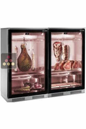 Remise 🔔 BRERA Combiné de 2 vitrines réfrigérées pour maturation de viande et conservation de charcuteries 😉 3 Remise 🔔 BRERA Combiné de 2 vitrines réfrigérées pour maturation de viande et conservation de charcuteries 😉