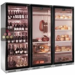 Acheter 👍 BRERA Combiné de 3 vitrines réfrigérées pour vins, charcuteries et fromages 🔔