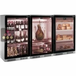 Budget 💯 BRERA Combiné de 3 vitrines réfrigérées pour vins, charcuteries et fromages 🌟