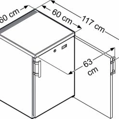 Nouveau ⌛ LIEBHERR PRO Table-top positif ventilé encastrable sous plan - Epoxy Silver - 160L 🛒 9 Nouveau ⌛ LIEBHERR PRO Table-top positif ventilé encastrable sous plan - Epoxy Silver - 160L 🛒 -CALICE Magasin 7681 33658 800 600