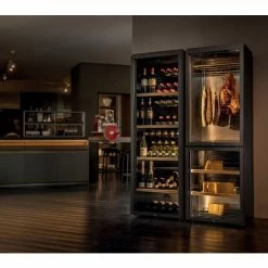 Promo ✨ CALICE Combiné 2 températures : cave à charcuterie et cave à fromage - Pose libre ❤️