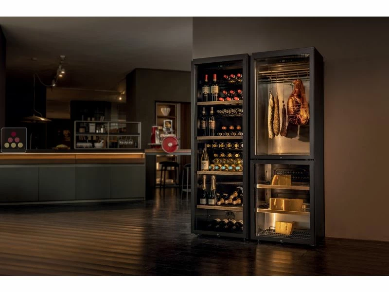 Promo ✨ CALICE Combiné 2 températures : cave à charcuterie et cave à fromage - Pose libre ❤️ 3 Promo ✨ CALICE Combiné 2 températures : cave à charcuterie et cave à fromage - Pose libre ❤️