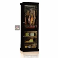 Bon marché 🎉 CALICE Combiné 2 températures : cave à charcuterie et cave à fromage - Habillage bois 🥰
