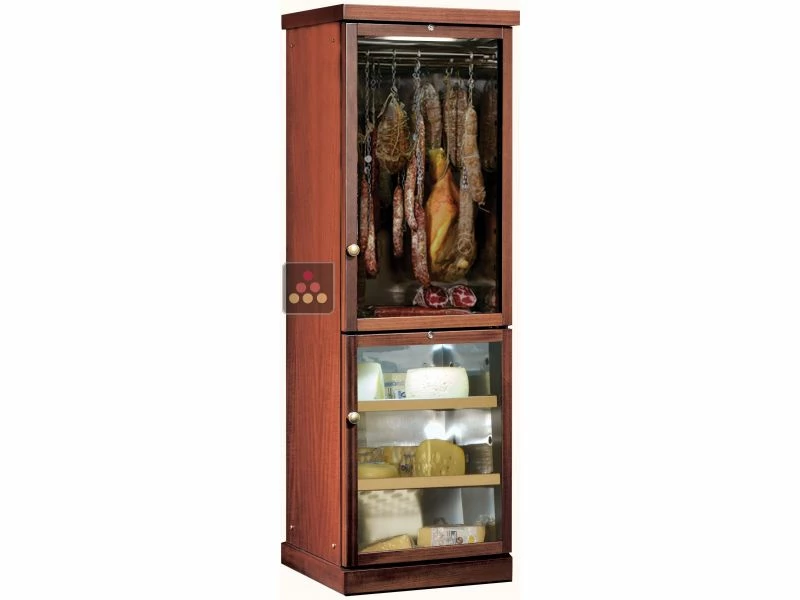 Bon marché 🎉 CALICE Combiné 2 températures : cave à charcuterie et cave à fromage - Habillage bois 🥰 4 Bon marché 🎉 CALICE Combiné 2 températures : cave à charcuterie et cave à fromage - Habillage bois 🥰 – Image 2