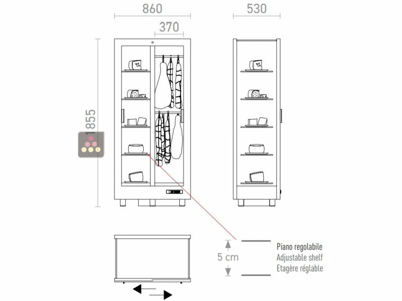 Acheter đ CALICE DESIGN Vitrine rĂ©frigĂ©rĂ©e de prĂ©sentation pour charcuteries et fromages - 3 cĂŽtĂ©s vitrĂ©s - Habillage bois đ€© 3 Acheter đ CALICE DESIGN Vitrine rĂ©frigĂ©rĂ©e de prĂ©sentation pour charcuteries et fromages - 3 cĂŽtĂ©s vitrĂ©s - Habillage bois đ€©
