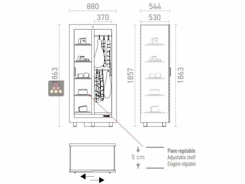 Grosses soldes đ€© CALICE DESIGN Vitrine encastrable de prĂ©sentation pour fromages et charcuteries - Usage pro đ 4 Grosses soldes đ€© CALICE DESIGN Vitrine encastrable de prĂ©sentation pour fromages et charcuteries - Usage pro đ â Image 3