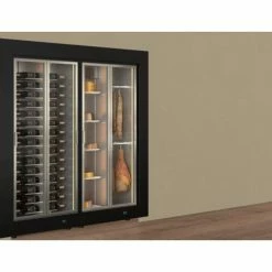 Le moins cher 👍 CALICE DESIGN Combiné encastrable de 2 vitrines réfrigérées professionnelles pour vins, charcuteries et fromages - Cadre droit ✨ -CALICE Magasin 8951 39890 800 600