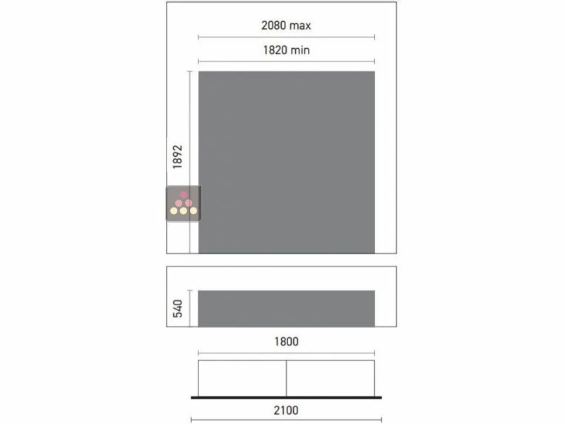 Vente flash đ CALICE DESIGN CombinĂ© encastrable de 2 vitrines rĂ©frigĂ©rĂ©es professionnelles pour vins, charcuteries et fromages - Cadre droit đ„ 3 Vente flash đ CALICE DESIGN CombinĂ© encastrable de 2 vitrines rĂ©frigĂ©rĂ©es professionnelles pour vins, charcuteries et fromages - Cadre droit đ„