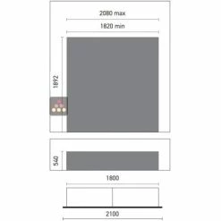 Sortie 🥰 CALICE DESIGN Combiné encastrable de 2 vitrines réfrigérées professionnelles pour vins, charcuteries et fromages - Cadre incurvé 👏