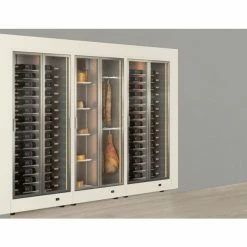 Remise ???? CALICE DESIGN Combiné encastrable de 3 vitrines réfrigérées pour vins, charcuteries et fromages - Usage pro - Cadre droit ???? -CALICE Magasin 8954 39945 800 600