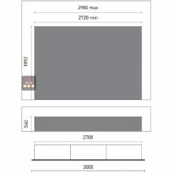 Remise 🛒 CALICE DESIGN Combiné encastrable de 3 vitrines réfrigérées pour vins, charcuteries et fromages - Usage pro - Cadre droit 🛒