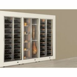 Budget ???? CALICE DESIGN Combiné encastrable de 3 vitrines réfrigérées pour vins, charcuteries et fromages - Usage pro - Cadre droit ???? -CALICE Magasin 8955 39958 800 600